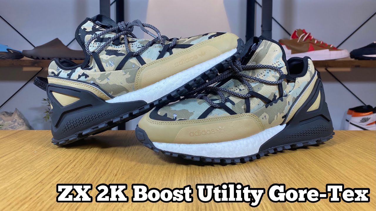 Adidas ZX 2K Boost Utility Gore-Tex Review& On foot - YouTube