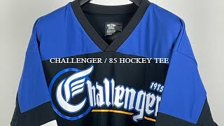 CHALLENGER / 85 HOCKEY TEE -Black×Blue-
