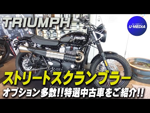 トライアンフ ストリートスクランブラー」VANCE＆HINESスリップオン