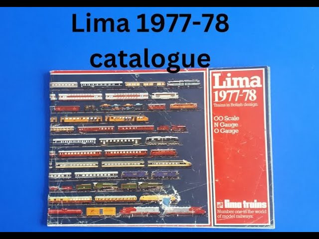 Lima model railways catalogue 1977 / 1978 full look through from