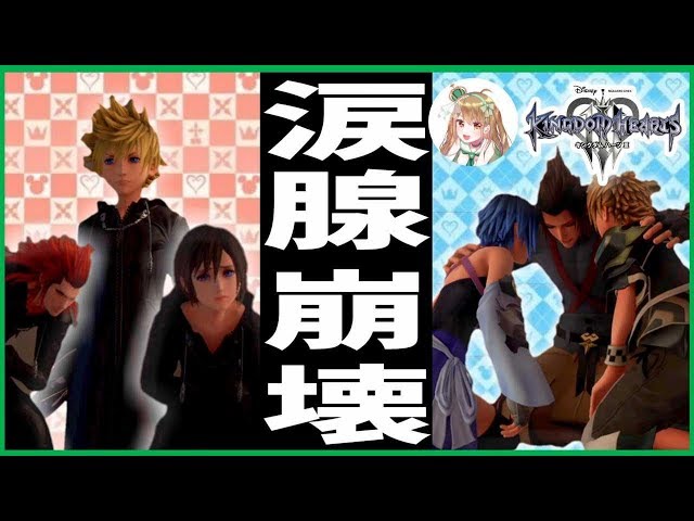 感動】キングダムハーツ3 KH3／ロクサス・シオン・アクセルの再開 女性
