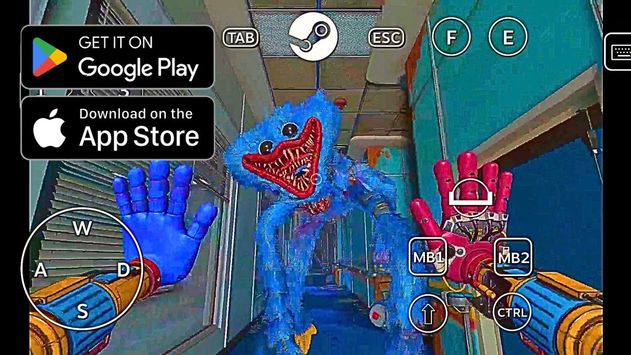 Poppy Playtime: Chapter 5 Mobile - Huggy Wuggy Chase + Starting