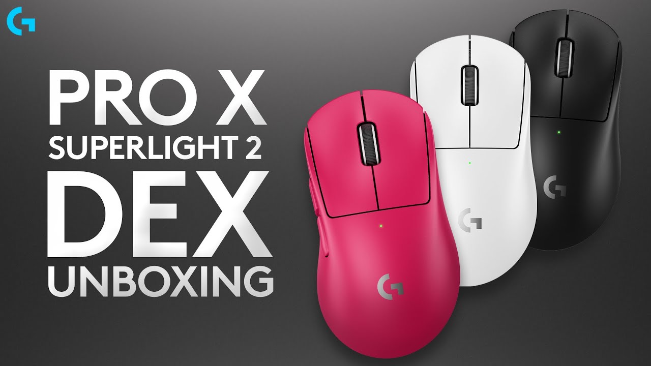 Logitech PRO X SUPERLIGHT 2 DEX Unboxing - YouTube