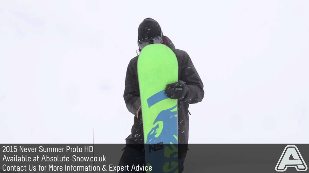 2014 / 2015 | Never Summer Proto HD Snowboard | Video Review - YouTube