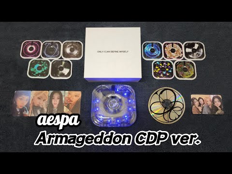 Unboxing] AESPA - 1st Album 'ARMAGEDDON' Part 3 (CDP ver.) CD
