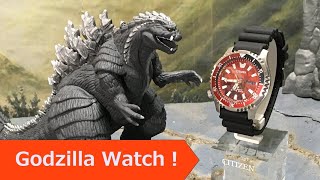 Godzilla S.P CITIZEN Watch NY0080-21Z ゴジラS.Pコラボ腕時計