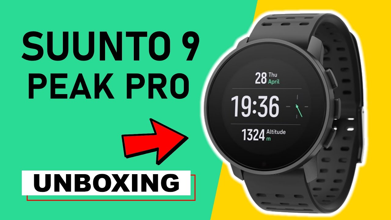 Suunto 9 Peak Pro All Black Unboxing (SS050807000) - YouTube