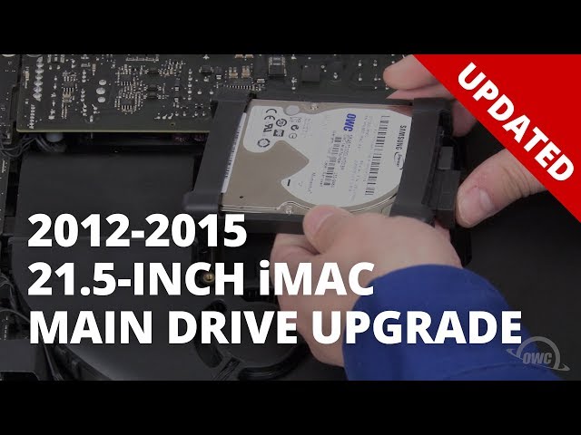 How to Upgrade/Replace the Main Drive in a 21.5-inch iMac (Late