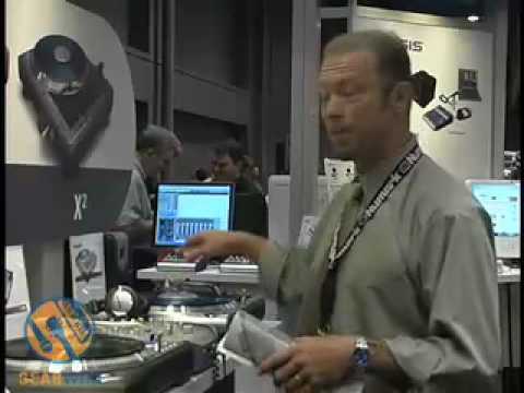 Numark X2 hybrid turntable demo video, Summer NAMM 2006 - YouTube
