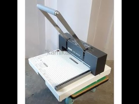 中古]卓上 手動断裁機 PK-513LN-A 裁断幅A4長辺対応 PLUS(プラス)製