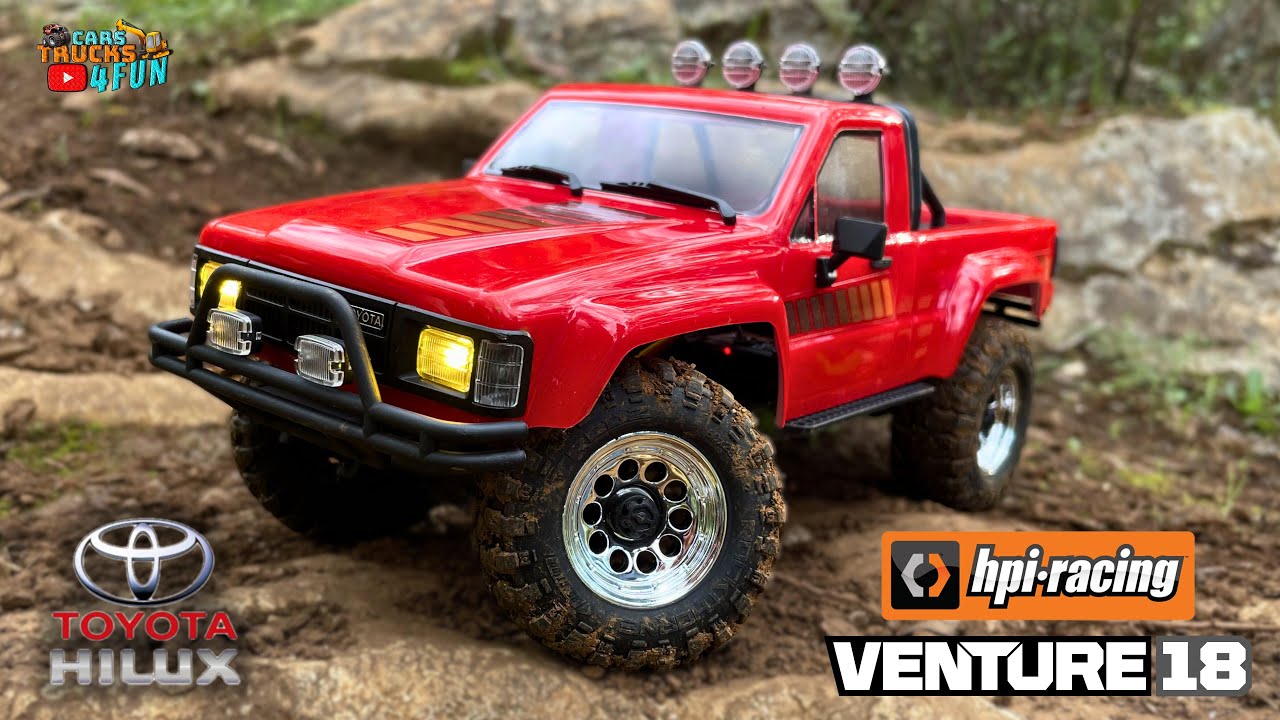 Toyota Hilux SR5 Brushless HPI Venture 18 | Unboxing & First Drive‬