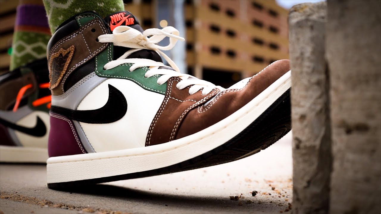 Air Jordan 1 Retro High OG Hand Craft On Foot and Review - YouTube