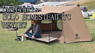人気の新幕レビュー】OneTigris SOLO HOMESTEAD TC（ワンティグリス