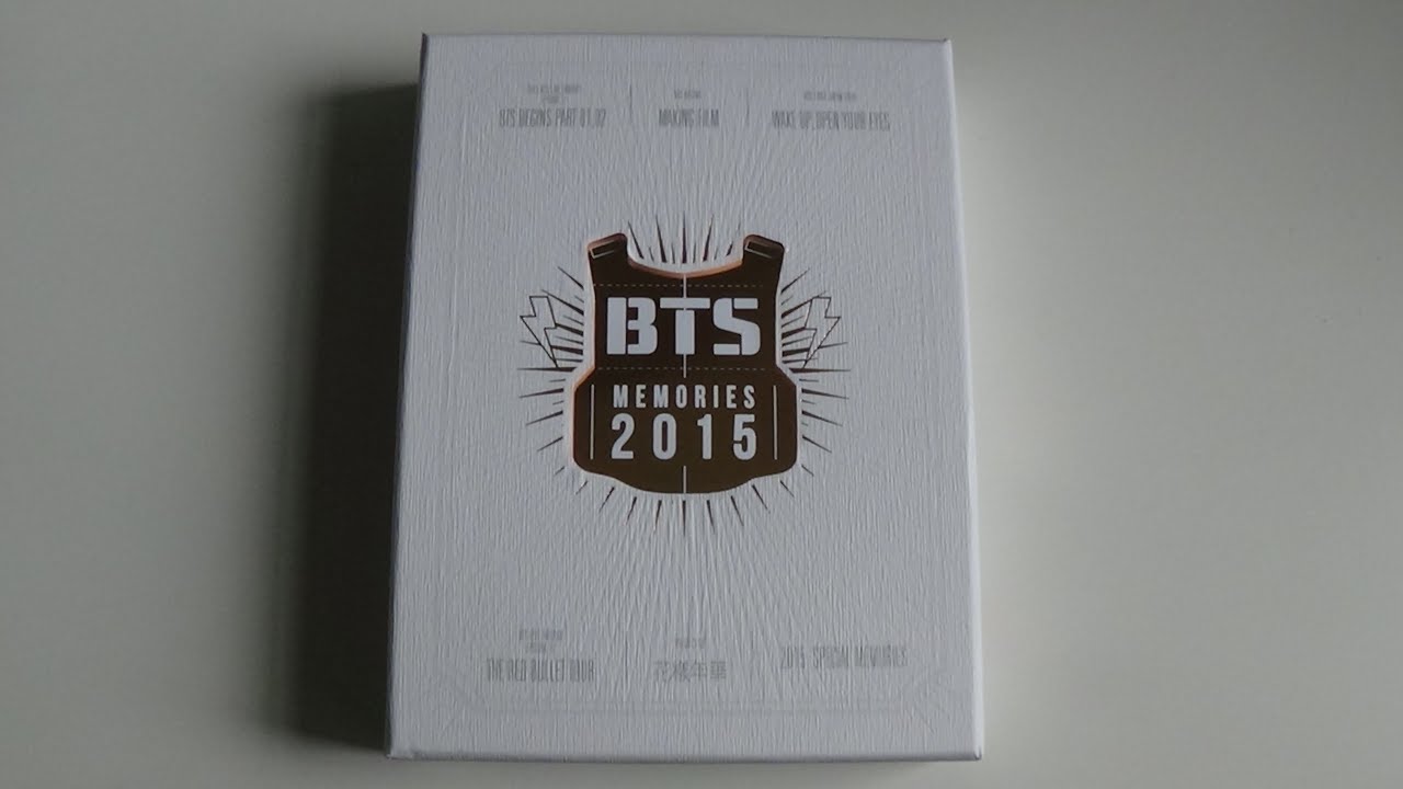 Unboxing BTS (Bangtan Boys) 방탄소년단 Memories of 2015 DVD - YouTube