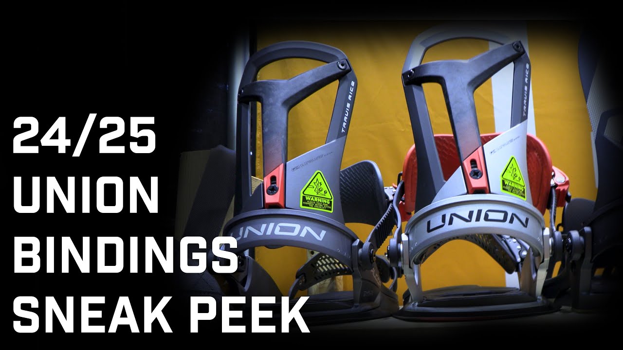 Sneak Peek Of The 24/25 Lineup Of Union Snowboard Bindings - YouTube