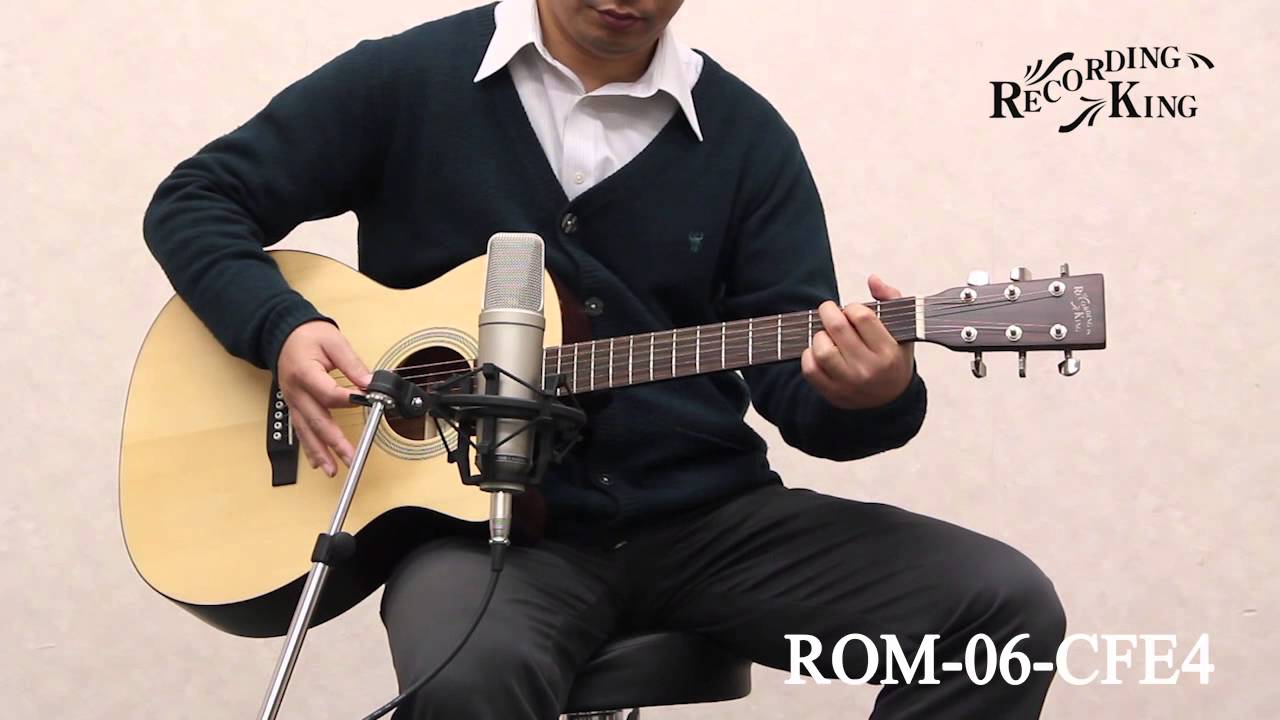 RECORDING KING / エレクトリックアコースティックギター ROM-06-CFE4