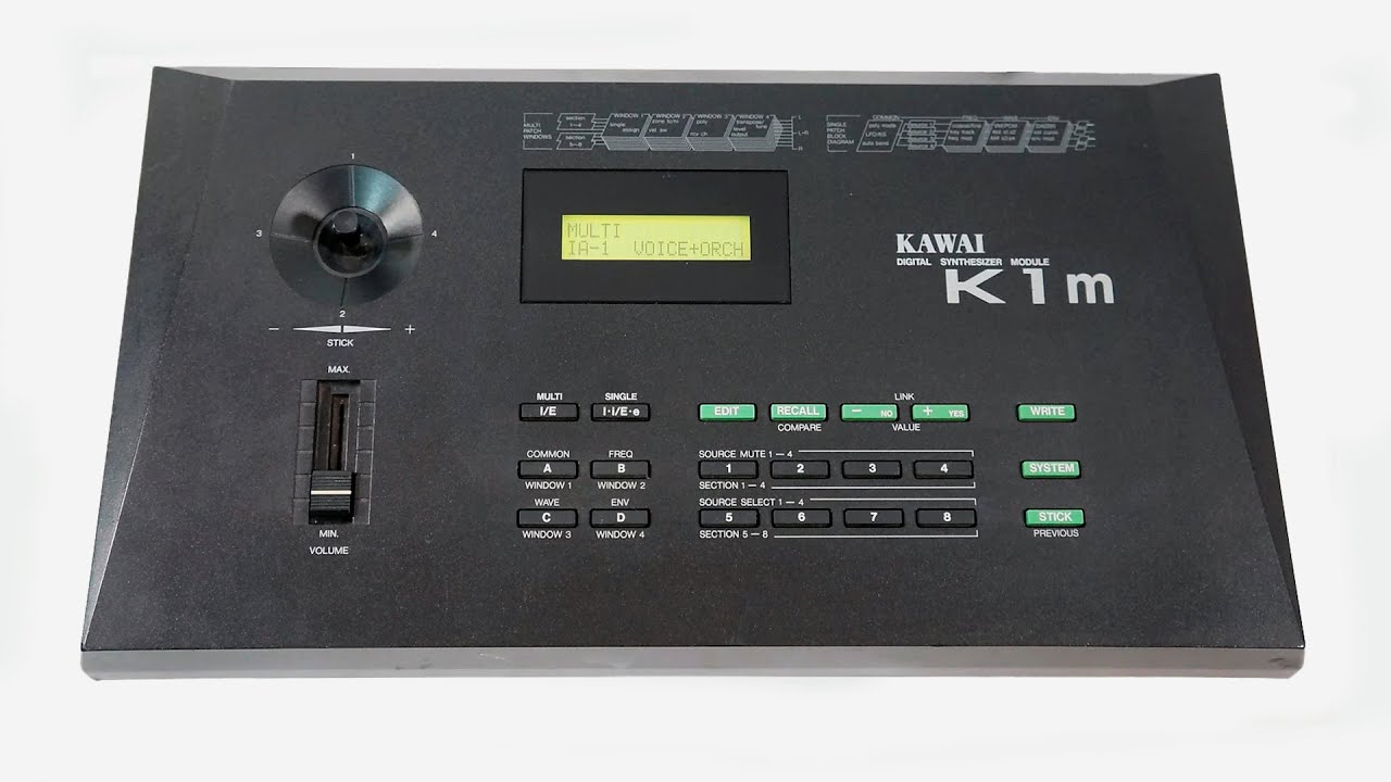 Kawai K1m (1988) Digital Synthesizer - YouTube