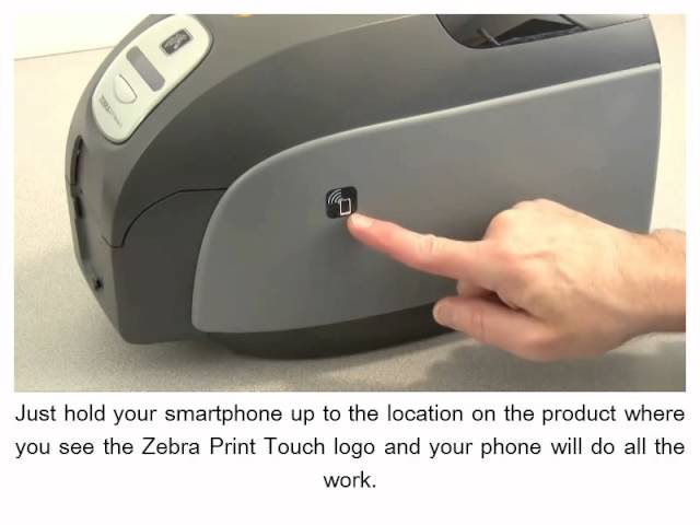 ZXP Series 3: Using the Zebra Print Touch™ Feature - YouTube