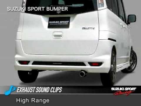 パレット スズキスポーツレーシングSP-Xマフラー サウンド - YouTube