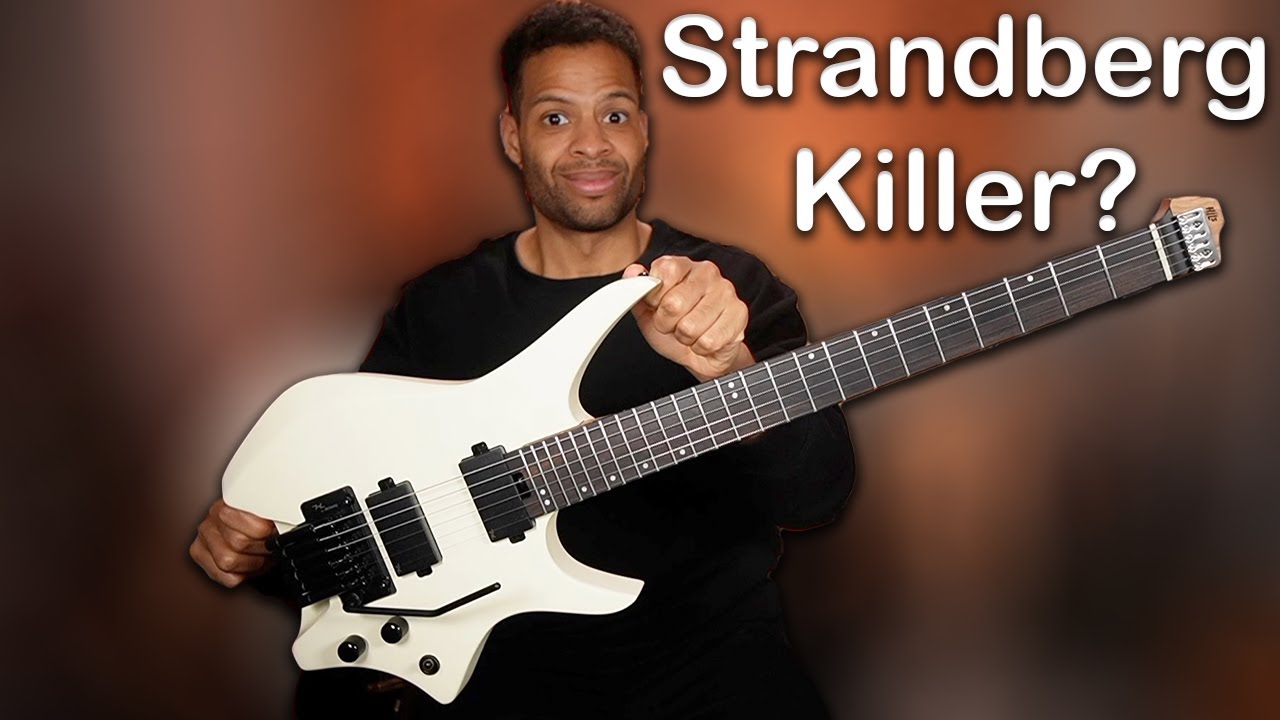 This headless guitar with an arm is amazing! It's available for