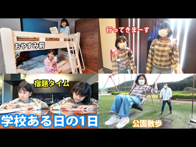 お引っ越し後の新居で学校のある日の一日♪すみっコと一緒に過ごそう