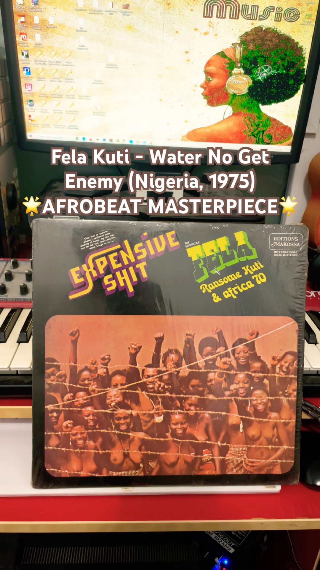 Fela Kuti - Water No Get Enemy (Nigeria, 1975) #vinyl #rare
