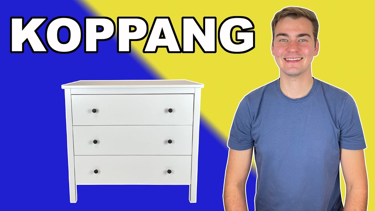 KOPPANG 3 Drawer Chest IKEA Tutorial - YouTube