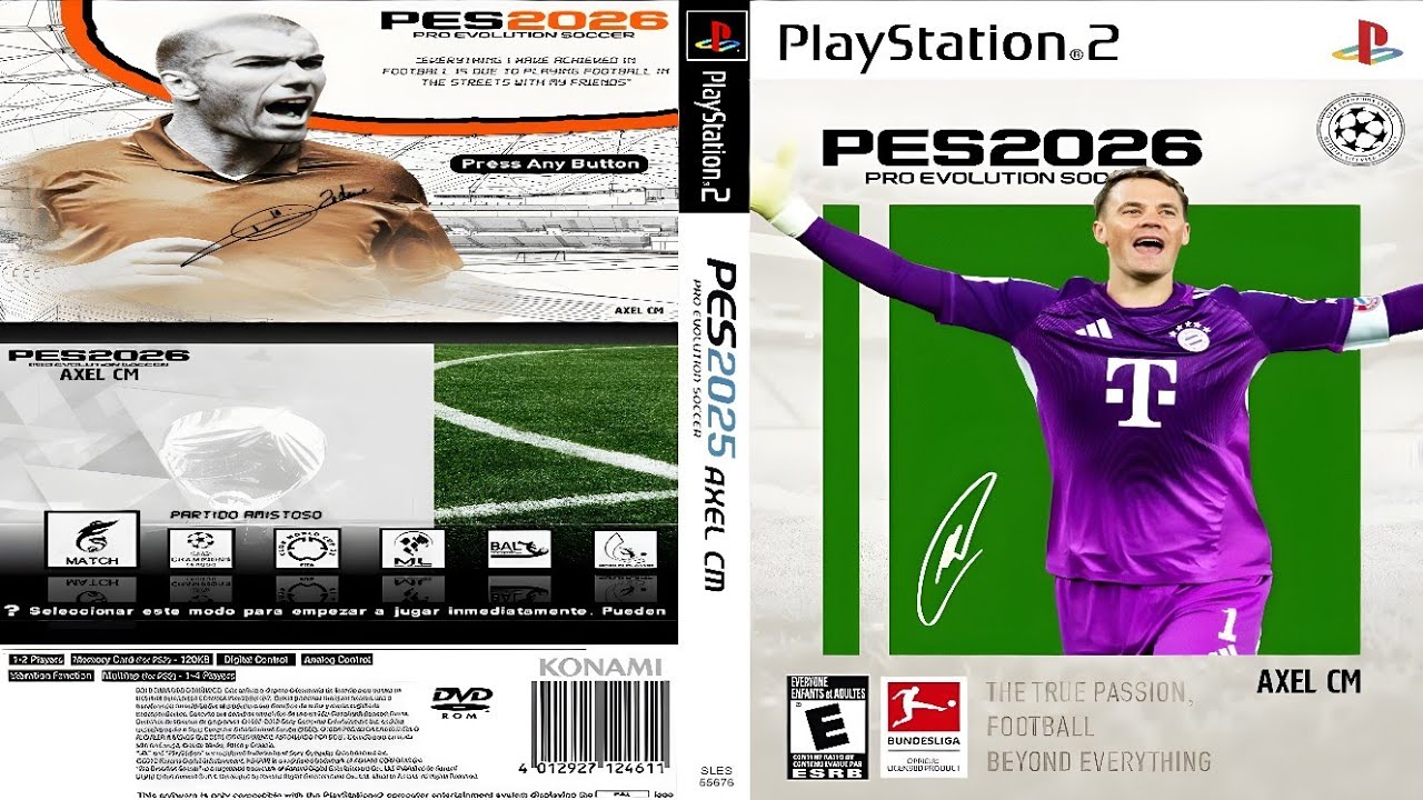 PES AXEL CM 2026 Latest Final Release August PS2 ISO - YouTube