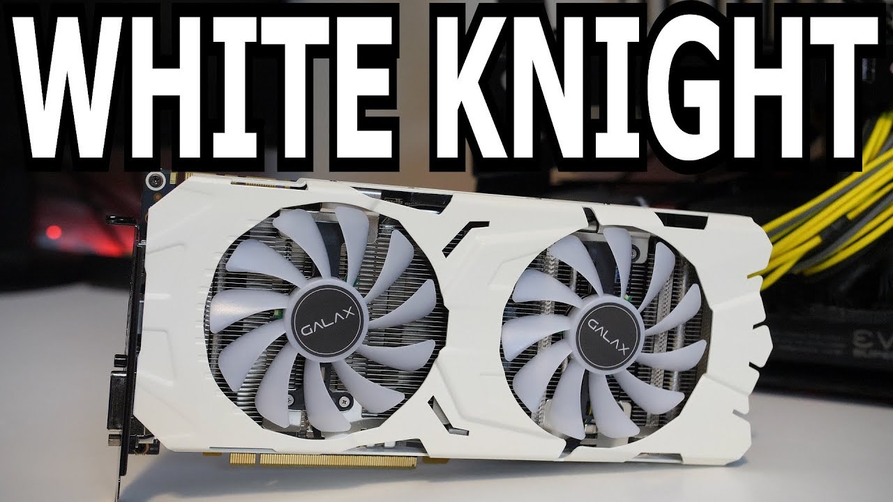 Galax 1070ti EX-SNPR White Review! - YouTube