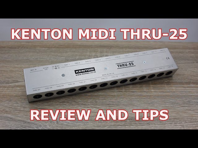 Kenton Midi Thru-25 box review and tips - YouTube