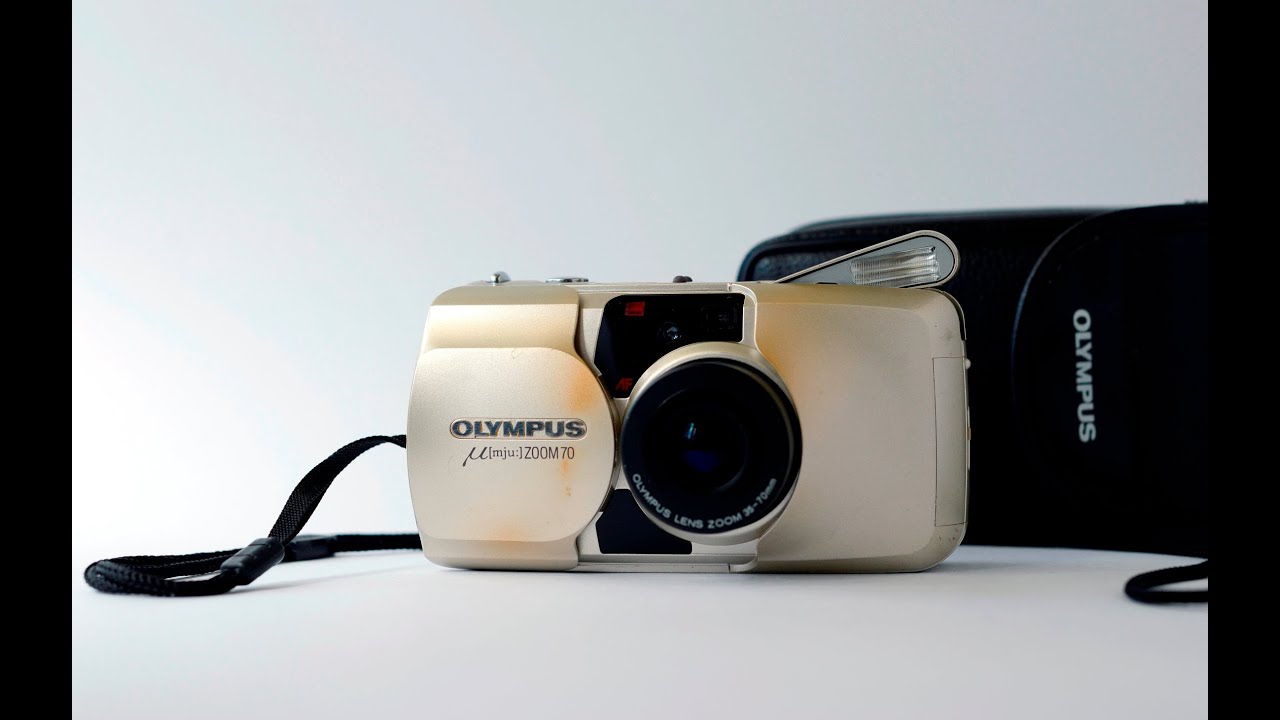 Olympus MJU Zoom 70 camera 35mm film - YouTube