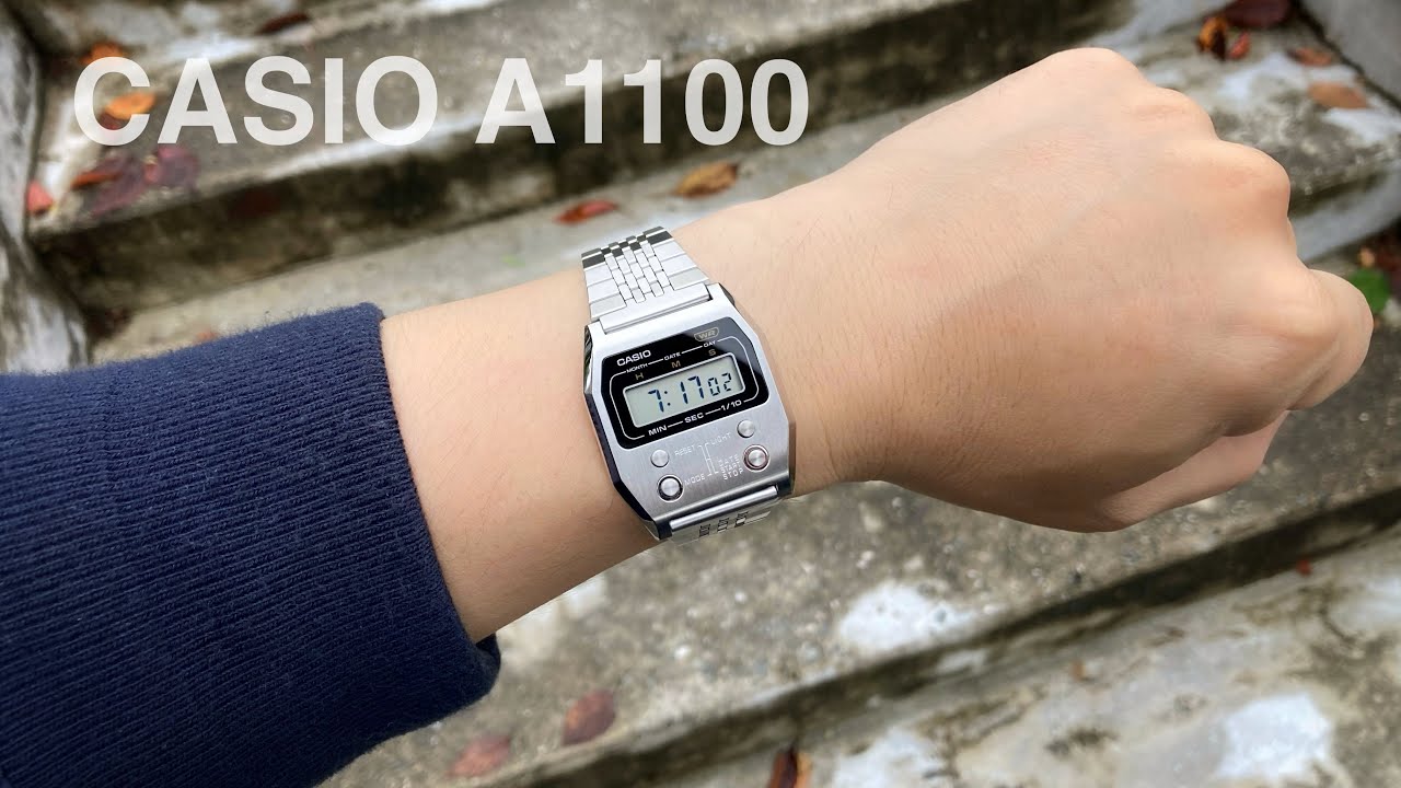 カシオ最高傑作！A1100D-1JF！レトロフューチャーな70'sデジタルクロノ