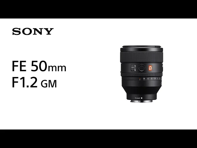 Sony FE 50mm f/1.2 G Master Lens SEL50F12GM
