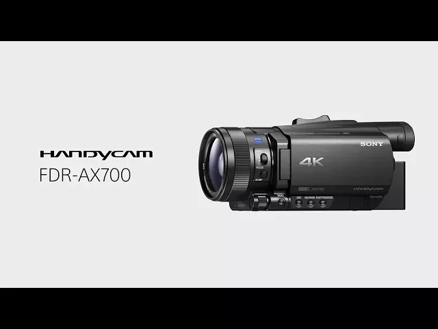 Sony FDR-AX700 4K Handycam Camcorder with 1
