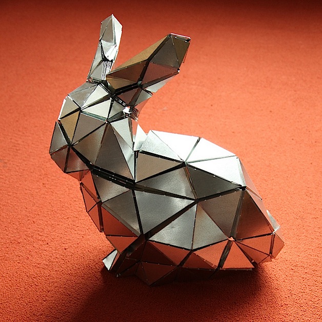 Folded Metal Bunny - Make: