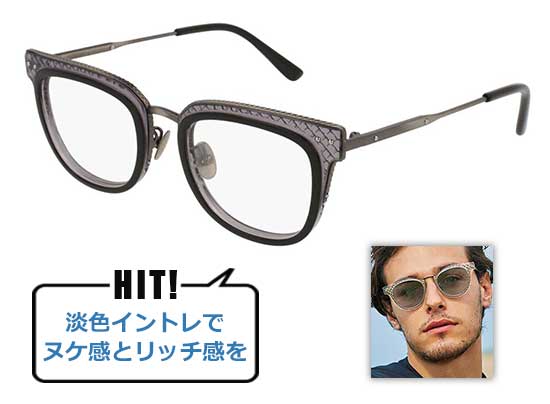 ヒルトン梅田店】「BOTTEGA VENETA」イントレチャートアイウェアで