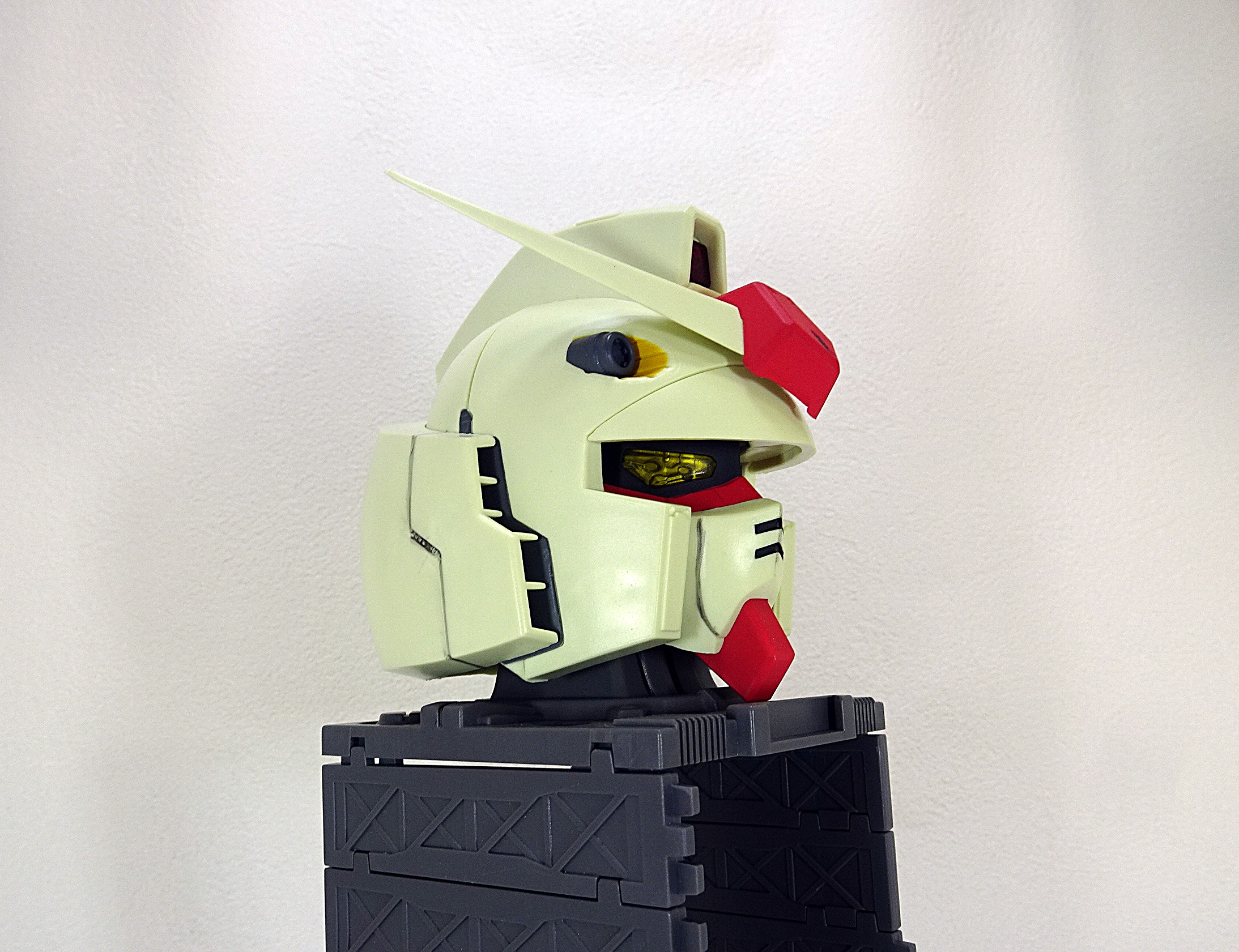 プライズアイテム ガンダムvsガンダム 組立式MSヘッド ディスプレイ