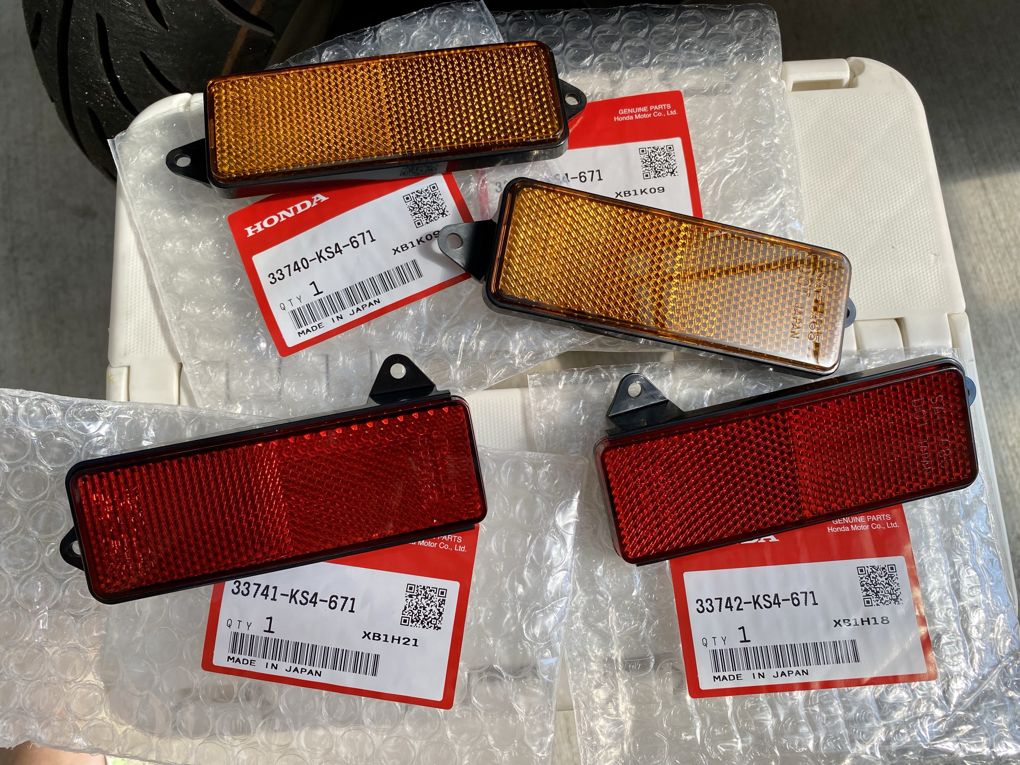 フュージョンにサイドリフレクターを装着。USDMちっくに。 | SUPER CUB