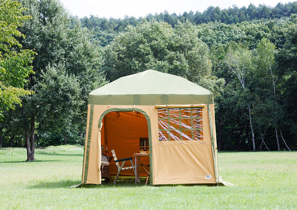 テンマクデザイン『ペポクイックキャビン』がソロキャンに