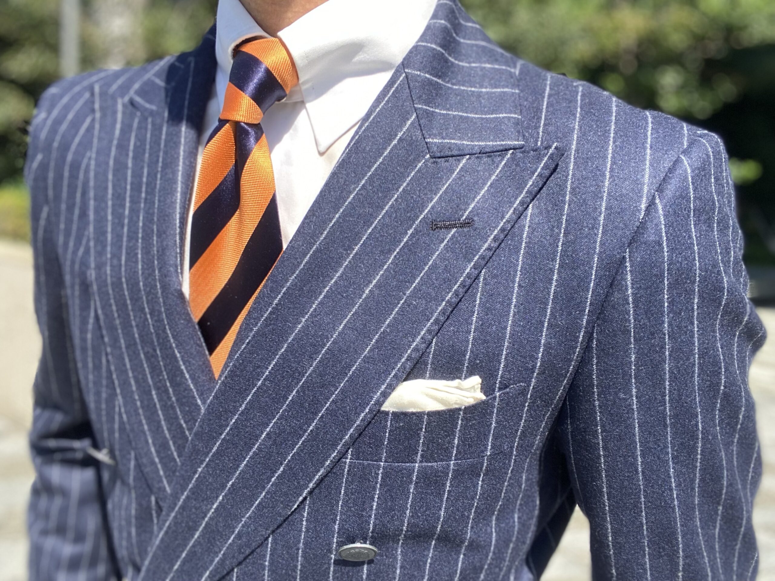 CANONICO(カノニコ)のツヤが綺麗なSUPER'120フランネルダブルブレスト