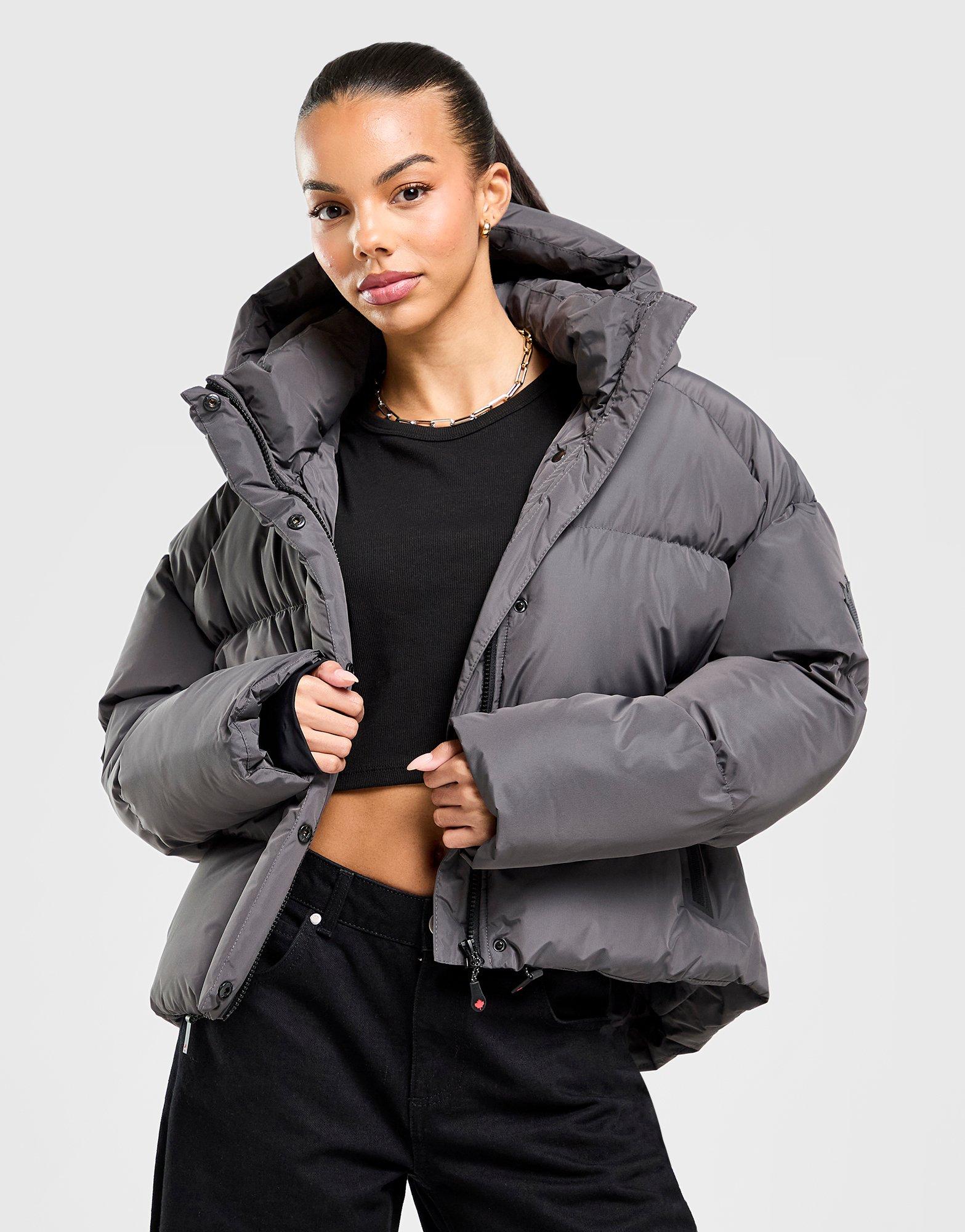 Grey Zavetti Canada Rivera Tech Puffer Jacket - JD Sports Global