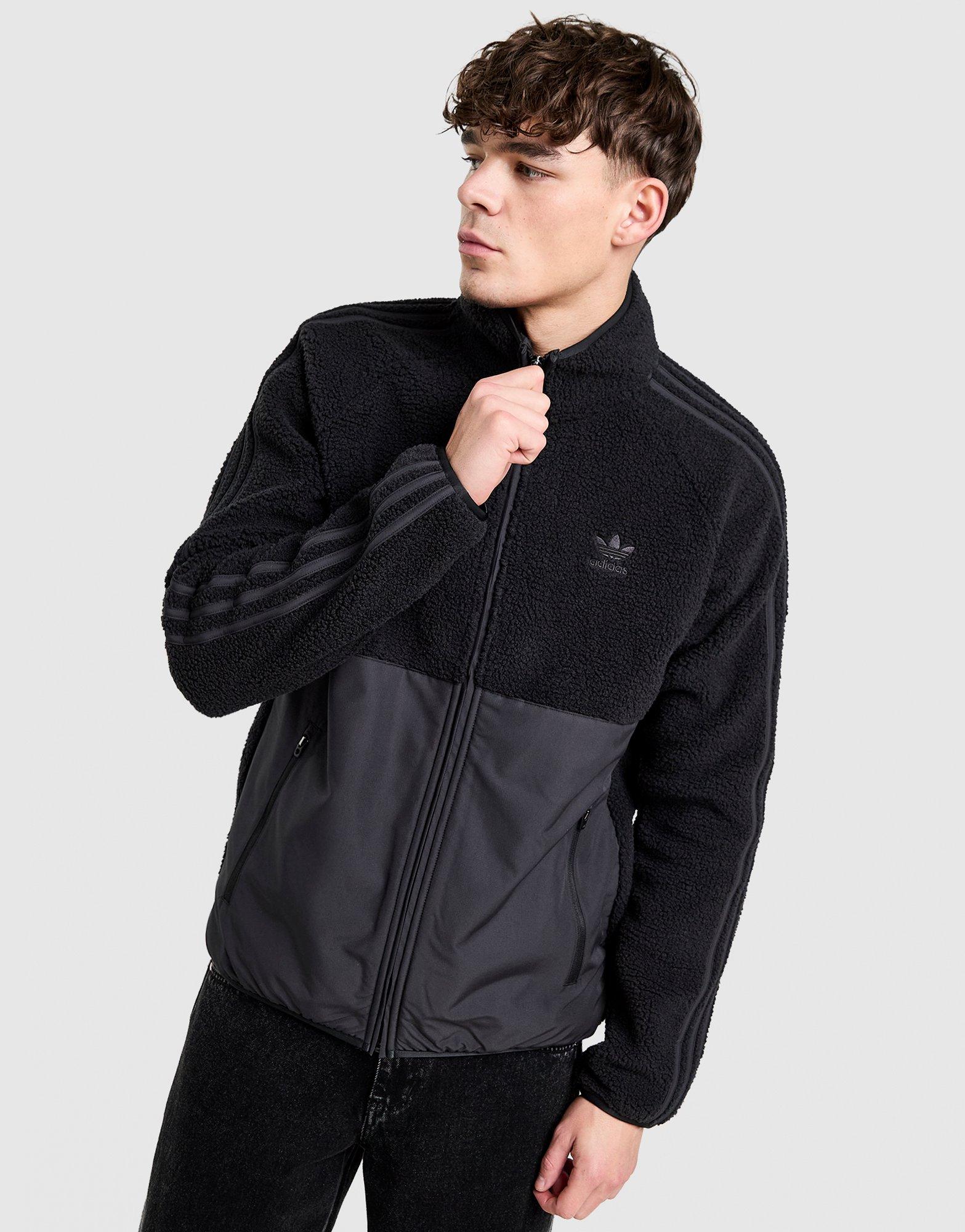 adidas Originals Pile Full Zip Sherpa in Nero - JD Sports Italia