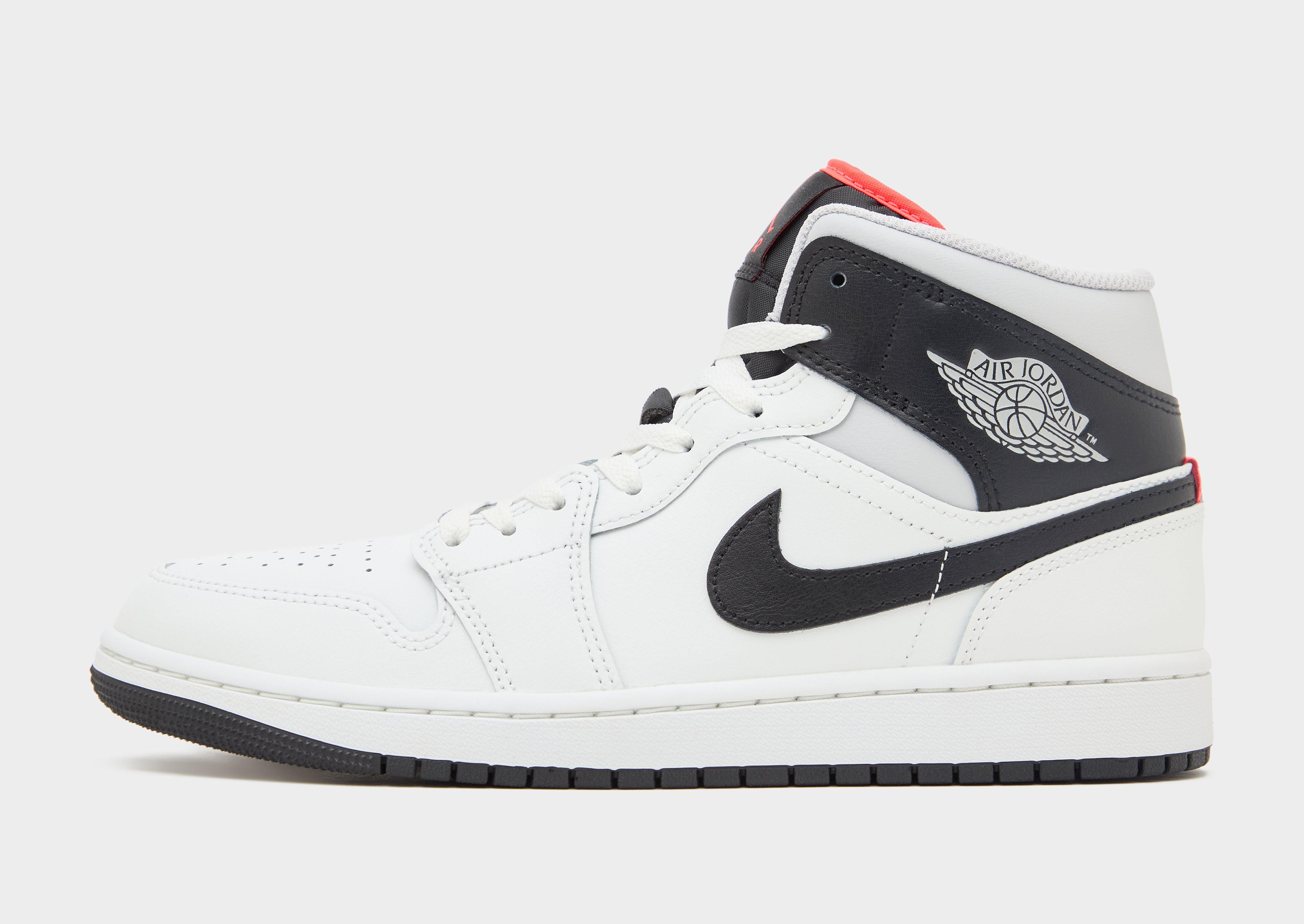 White Jordan Air 1 Mid - JD Sports Global