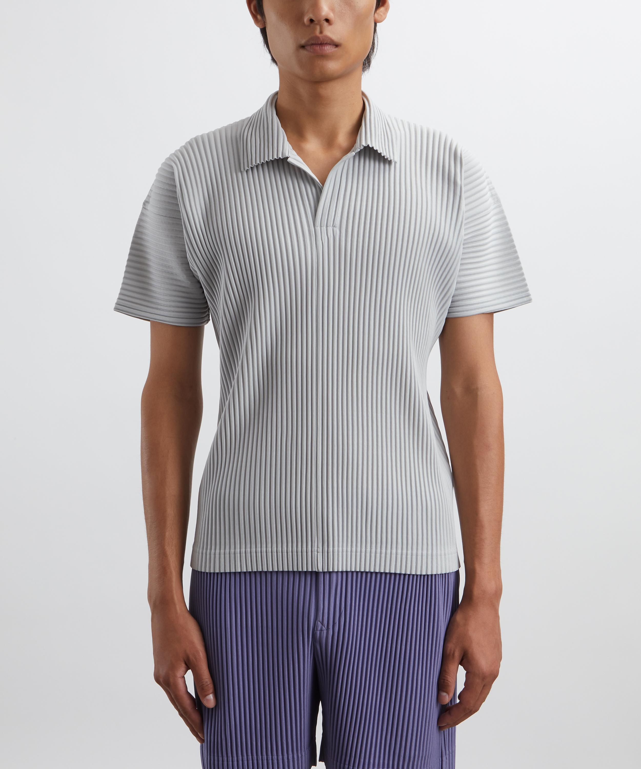 Homme Plisse Issey Miyake BASICS Pleated Polo Shirt | Liberty