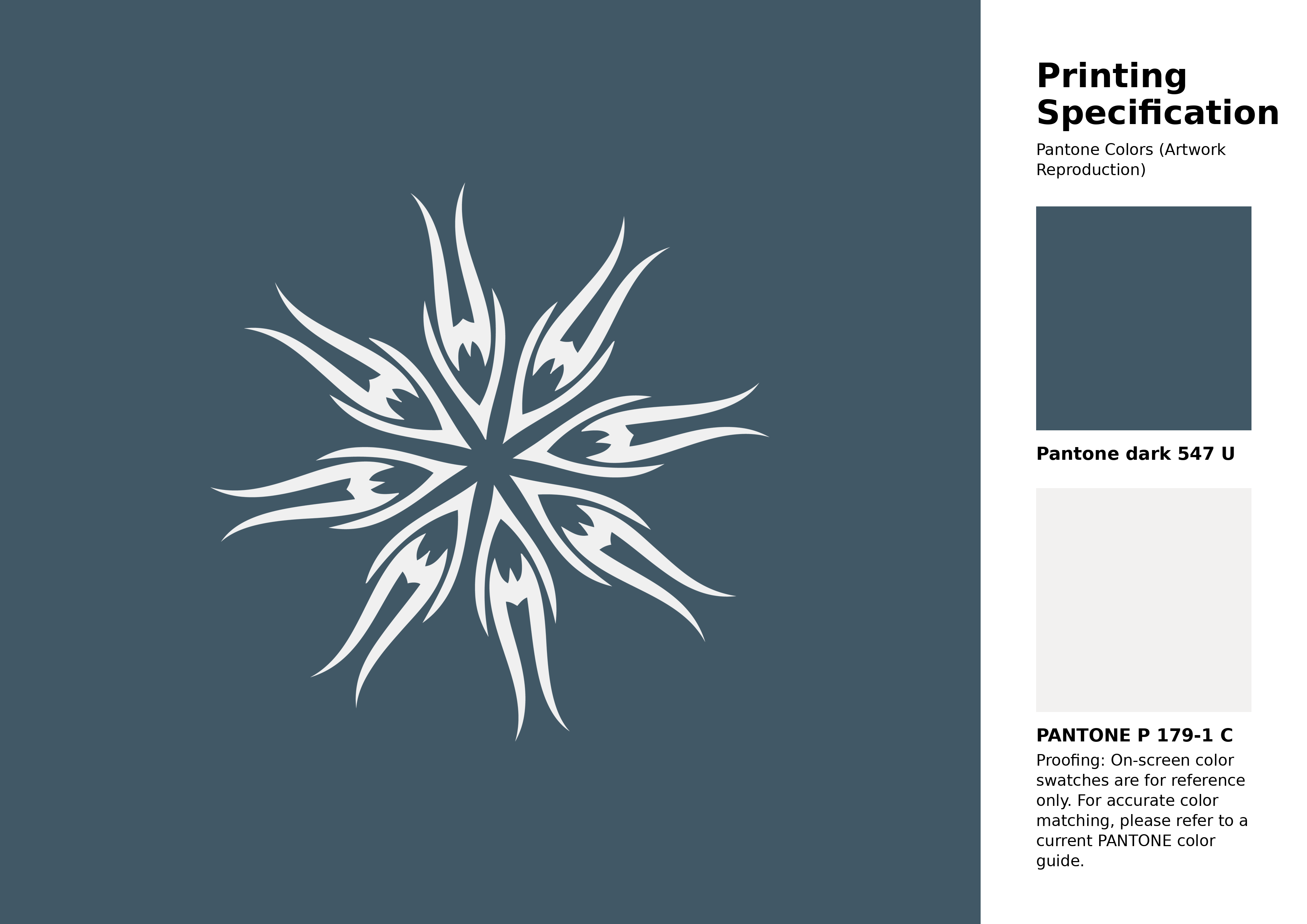 Hex Color #415866 | Printing Match PANTONE 547 U | Color