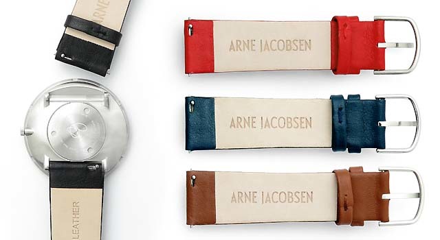 Arne Jacobsen【アルネ ヤコブセン】腕時計用 本革 カーフレザー