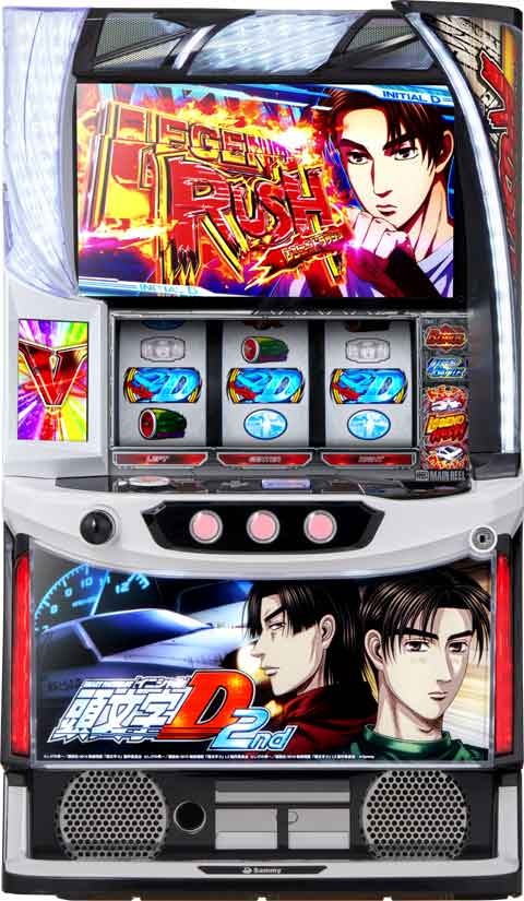 スマスロ頭文字D 2nd(LイニD 2nd) パチスロ スロット 機械割 天井 初