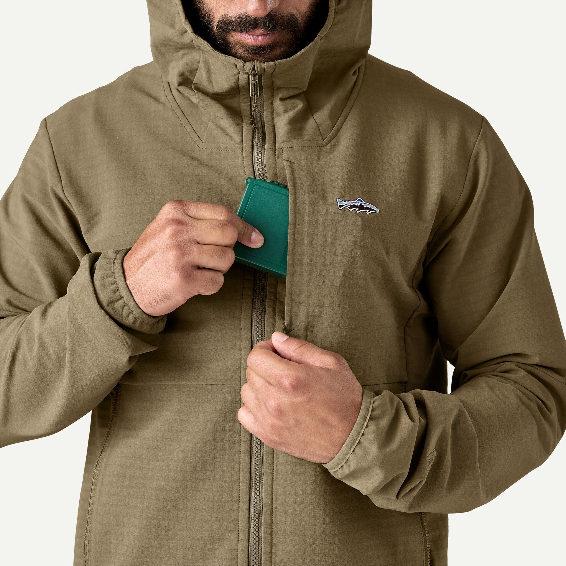 Patagonia Men's R1 Techface Fitz Roy Trout Hoody – Idaho Angler