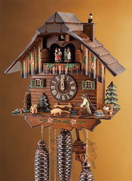森の鍛冶屋と仲間たち オルゴールとからくり仕掛けの木彫りカッコウ