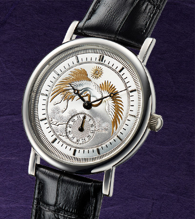 上皇陛下御卒寿記念＜常盤の寿＞銀製腕時計 ：I・E・I オリジナル